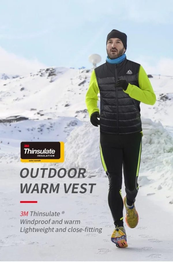 AONIJIE-Chaleco térmico F5107 para senderismo, chaleco cálido para deportes al aire libre, a prueba de viento, para correr, escalada, senderismo y ciclismo