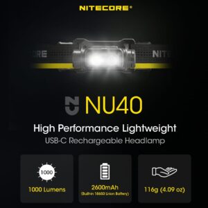 Nva lámpara 1000 lum nitecore