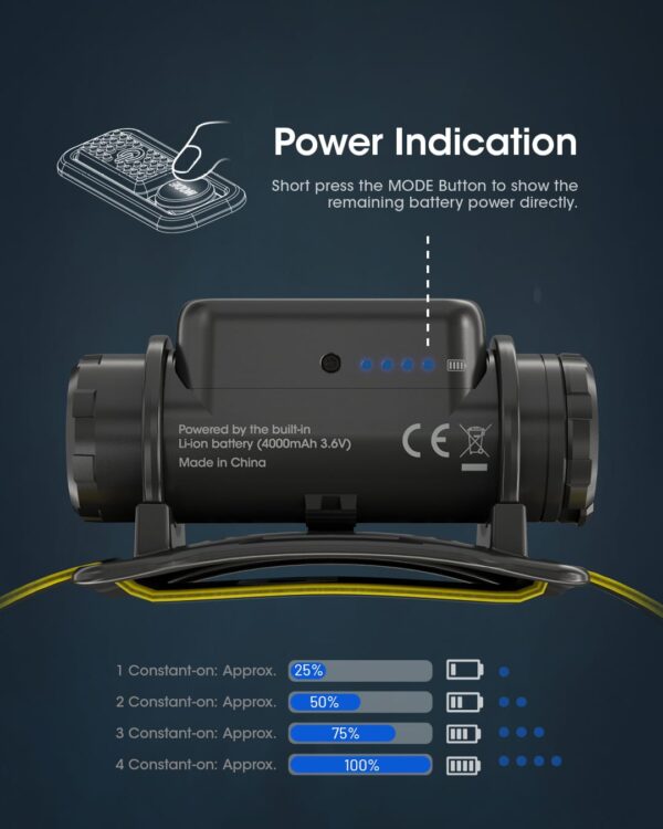 lámpara 1400 lum nitecore - Imagen 4