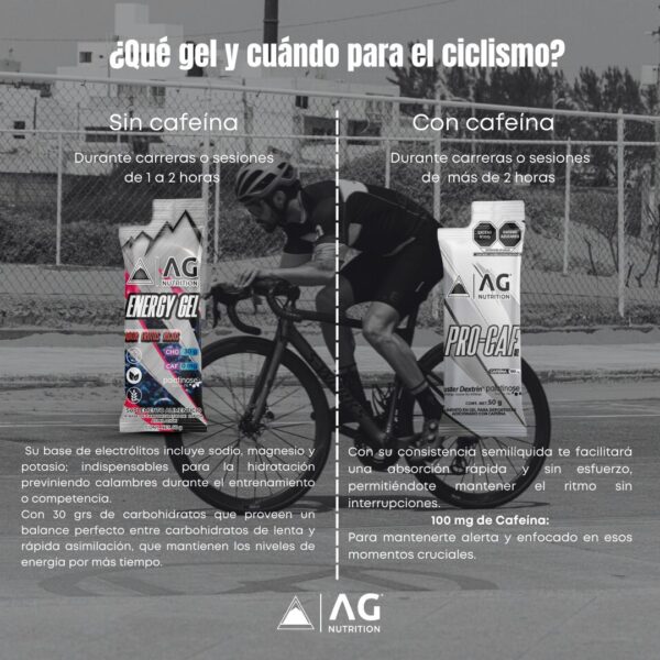 Gel AG ntr con 30gr de carbos y electrolitos - Imagen 3