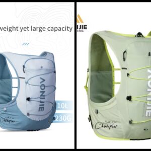 Aonijie-Chaleco 2colores Azul y Verde cap 10lts c9116