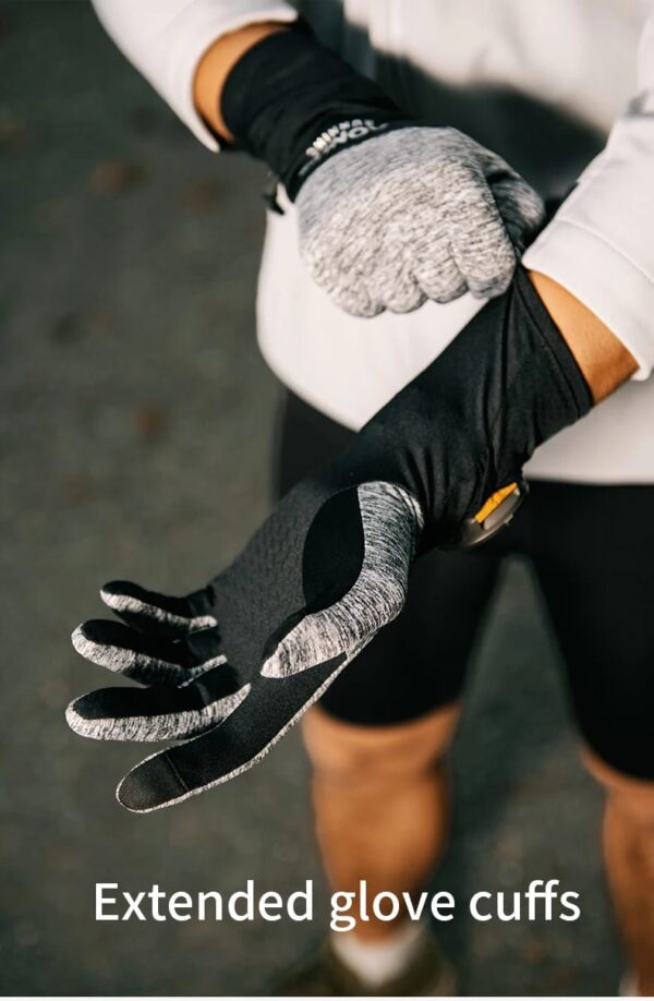 AONIJIE-Guantes para trail running con orificio para el reloj - Imagen 2