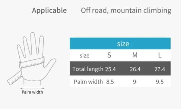 AONIJIE-Guantes para trail running con orificio para el reloj - Imagen 6