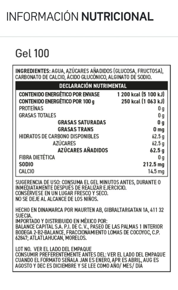 Maurten-Gel 100 - Imagen 3