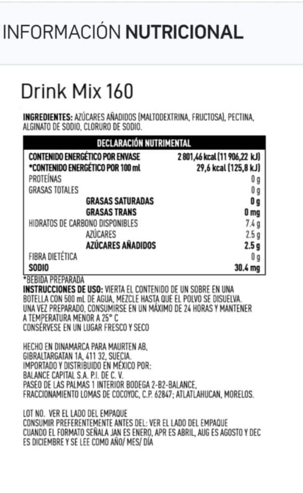 Maurten-Drink mix 160 - Imagen 3