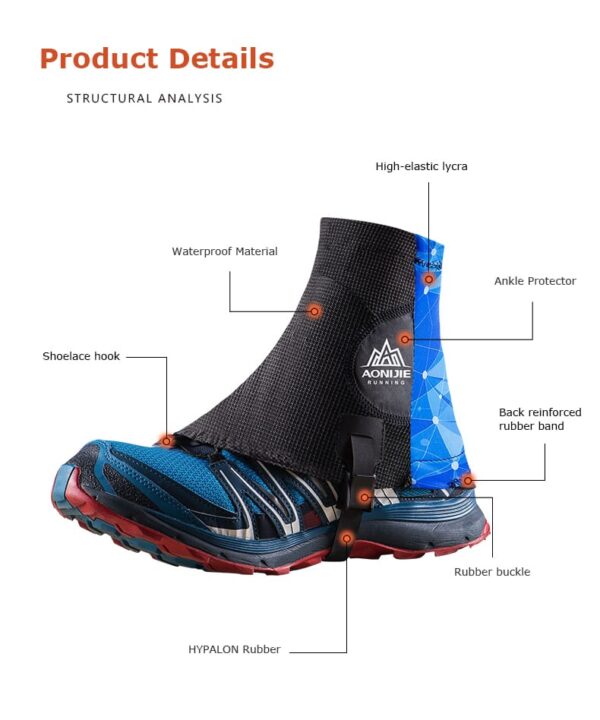 AONIJIE-Polainas Trail Running - Imagen 4